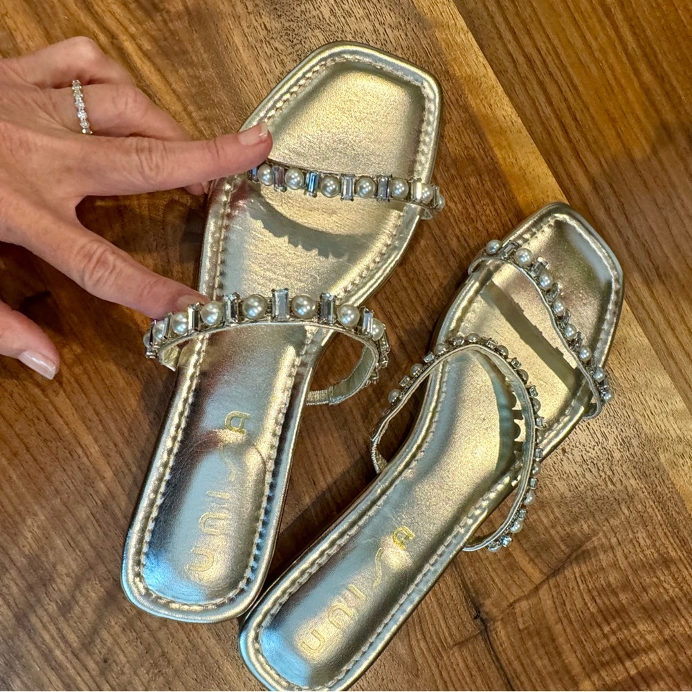 Unisa Sarai Jeweled Sandals